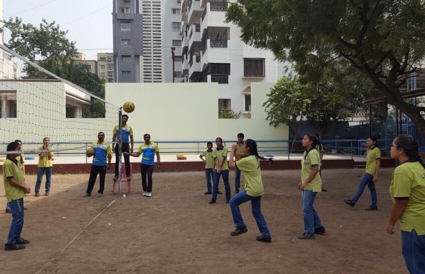 Students Engaged in Sports Education, Demonstrating Discipline and Teamwork